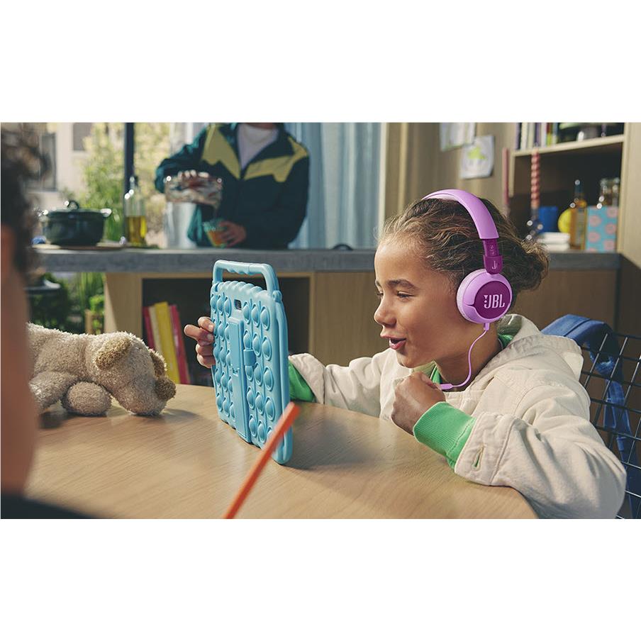 JBL JUNIOR 320 Wired On-Ear Kids Headphones (Purple)