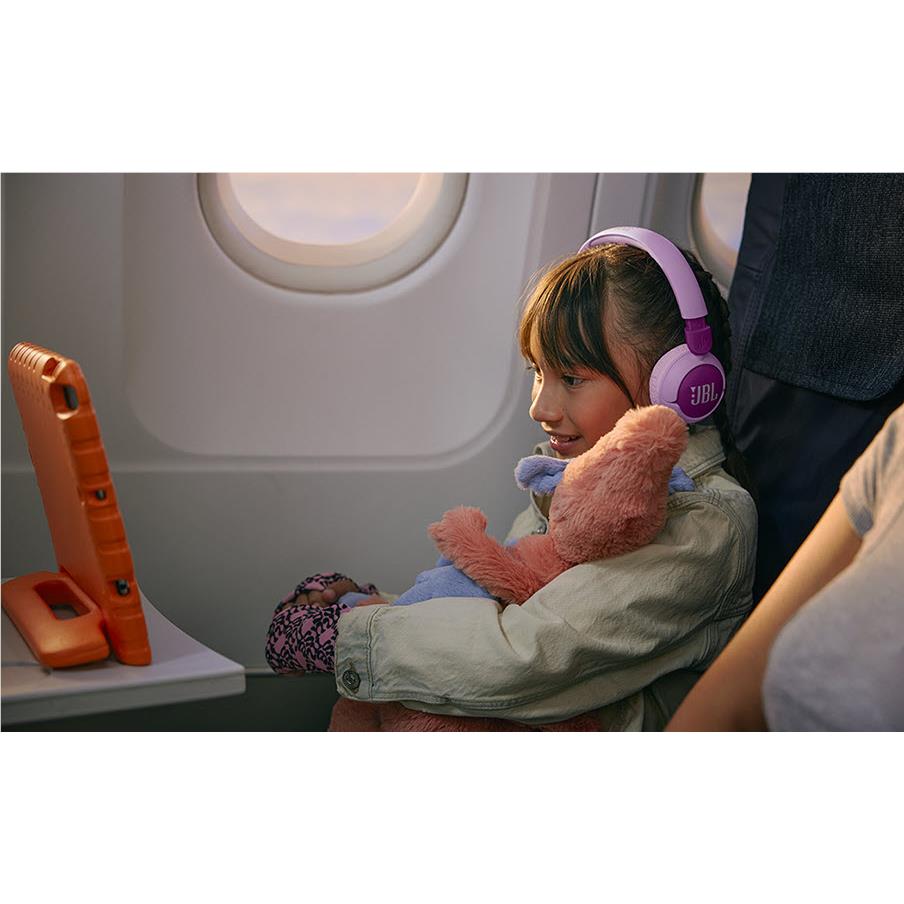 JBL JUNIOR 320BT Wireless On-Ear Kids Headphones (Purple)