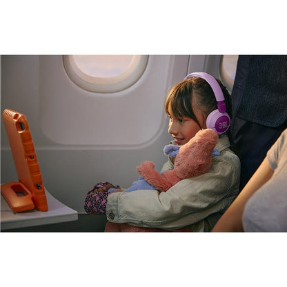 JBL JUNIOR 320BT Wireless On-Ear Kids Headphones (Purple)
