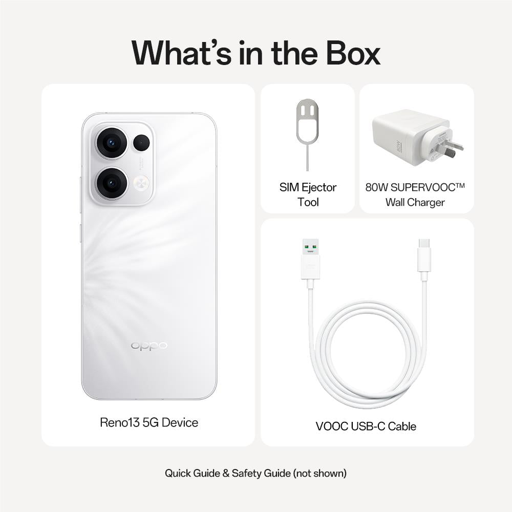 OPPO Reno13 5G 256GB (Plume White)