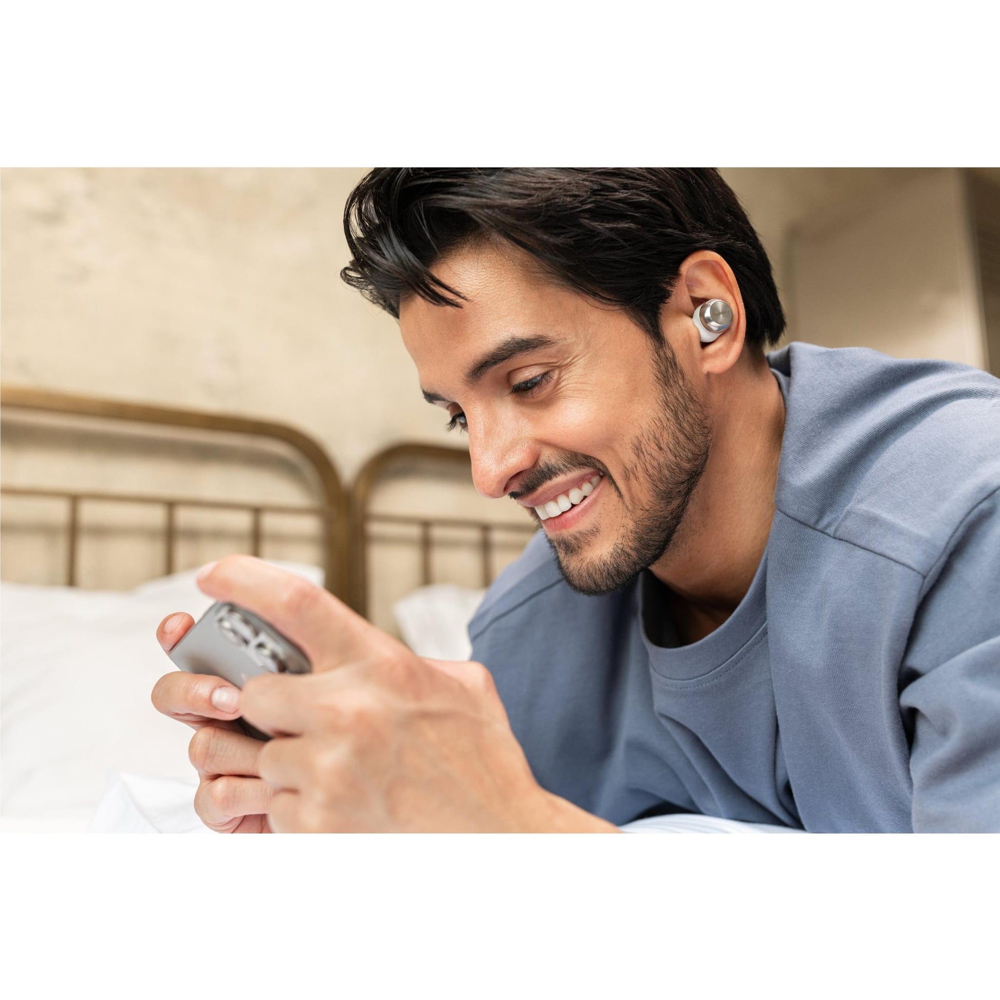 Technics AZ100 Premium True Wireless Noise Cancelling In-Ear Headphones (Silver)