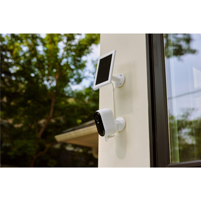 Arlo Essential Security Camera Kit with Solar Panel + 6M Subscription (4 Pack)