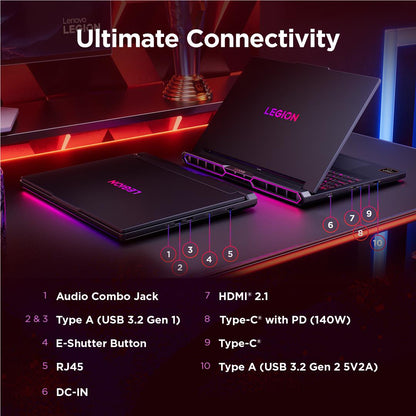 Lenovo Legion Pro 7 16IAX10H 16" WQXGA 240Hz OLED Gaming Laptop (Intel Core Ultra 9-275HX)[GeForce RTX 5080]