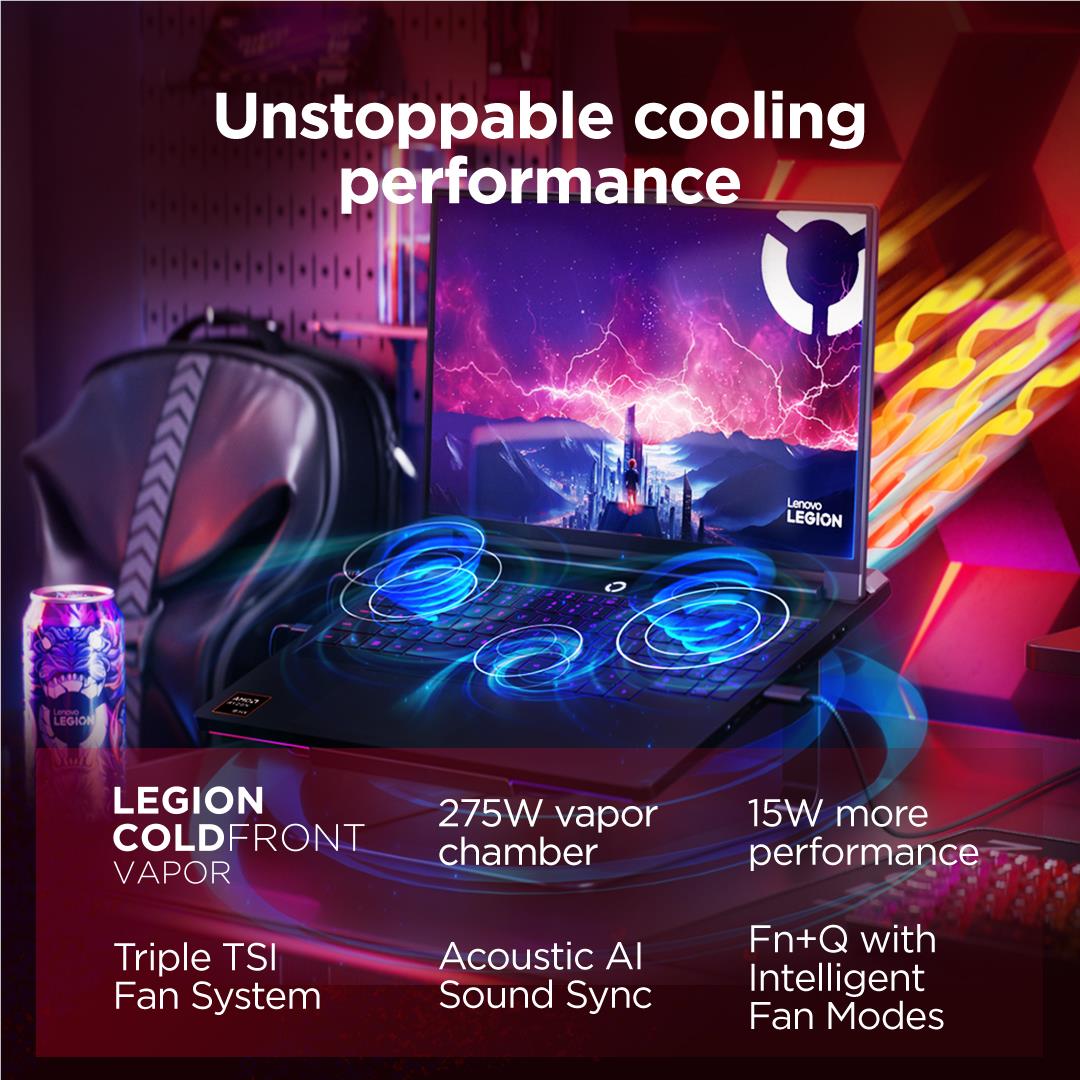 Lenovo Legion Pro 7 16IAX10H 16" WQXGA 240Hz OLED Gaming Laptop (Intel Core Ultra 9-275HX)[GeForce RTX 5090]