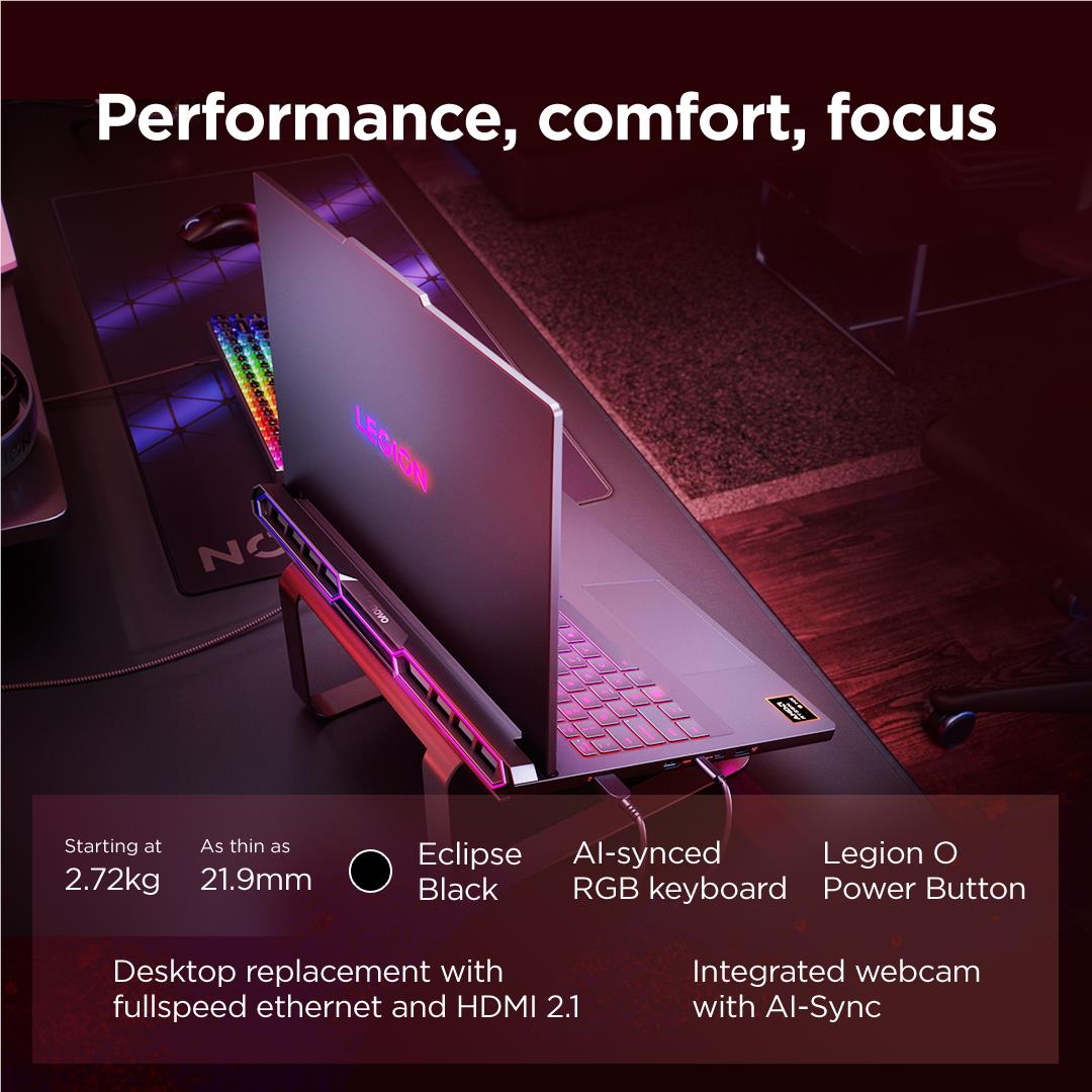 Lenovo Legion Pro 7 16IAX10H 16" WQXGA 240Hz OLED Gaming Laptop (Intel Core Ultra 9-275HX)[GeForce RTX 5090]