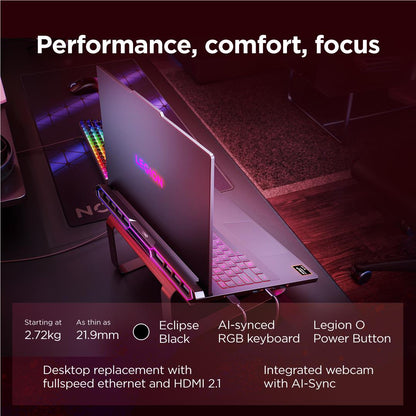 Lenovo Legion Pro 7 16IAX10H 16" WQXGA 240Hz OLED Gaming Laptop (Intel Core Ultra 9-275HX)[GeForce RTX 5090]