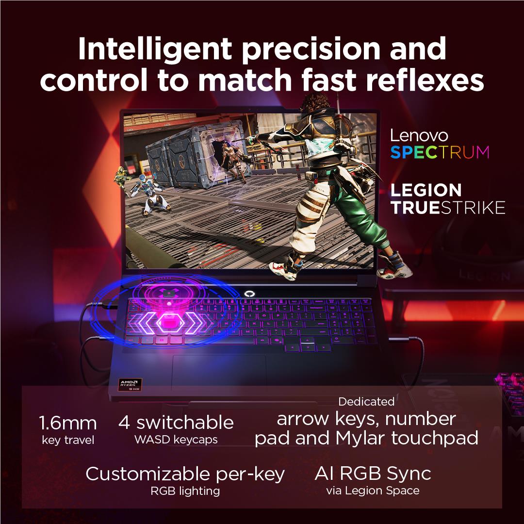 Lenovo Legion Pro 7 16IAX10H 16" WQXGA 240Hz OLED Gaming Laptop (Intel Core Ultra 9-275HX)[GeForce RTX 5090]