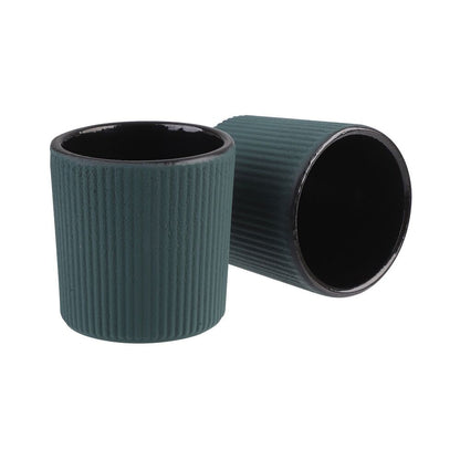 Teaology Serenity Cast Iron Tea Cup 120ml Set 2 - Teal