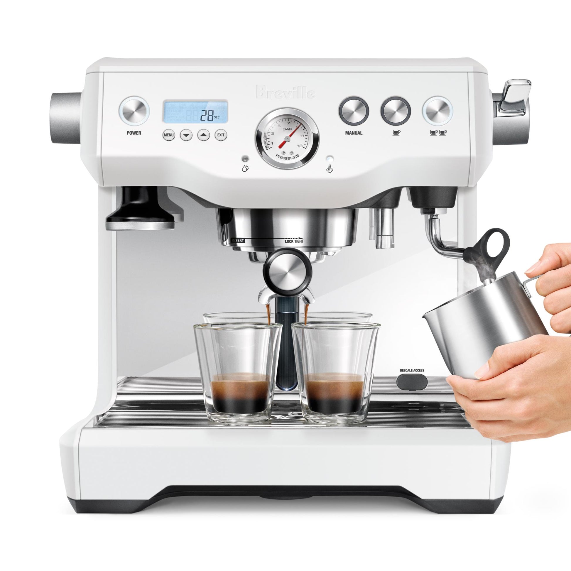 Breville the Dual Boiler Coffee Machine (Sea Salt)