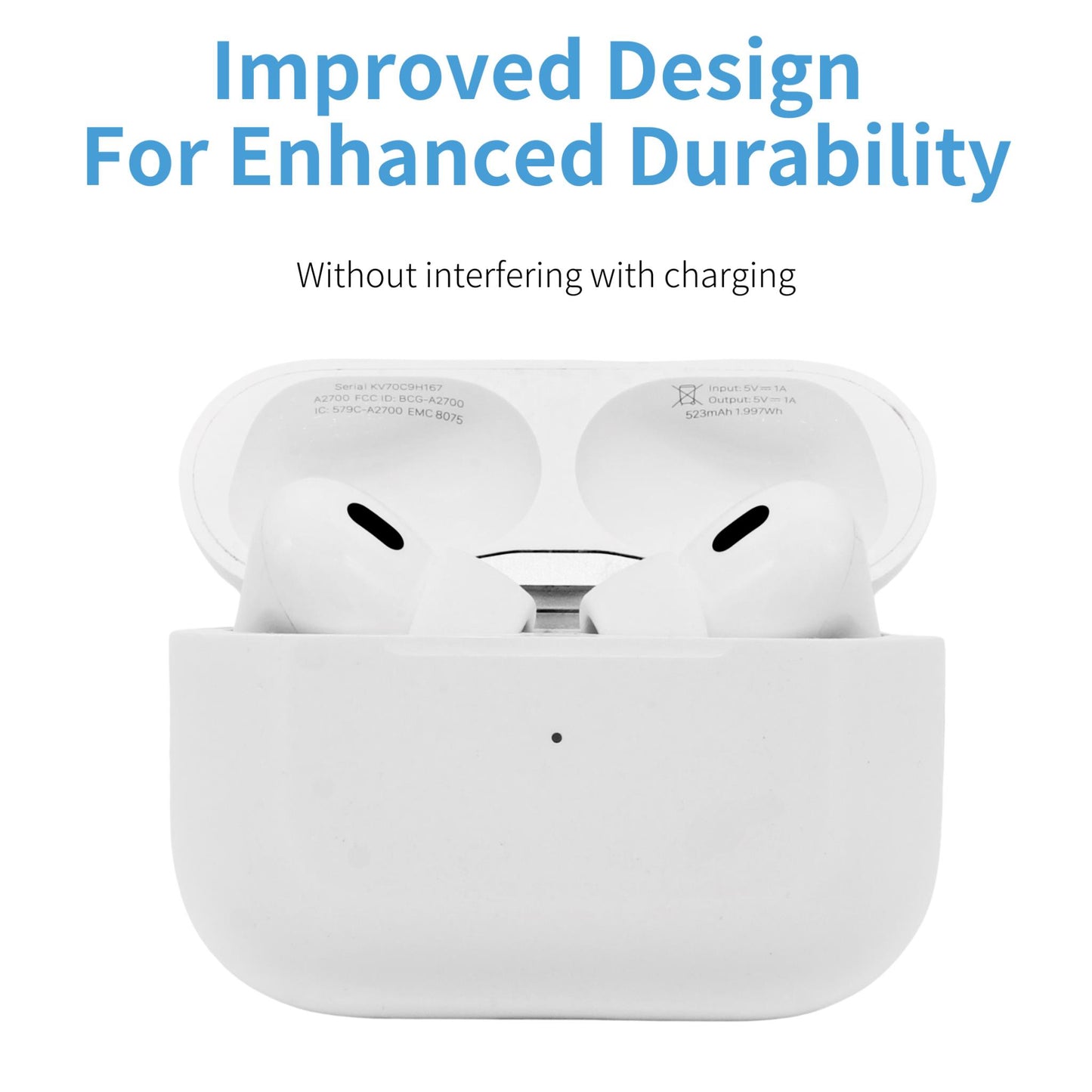 Comply Headphone Ear Tips for AirPods Pro 1 & 2 Gen (White) [Small]