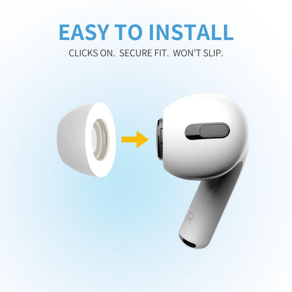 Comply Headphone Ear Tips for AirPods Pro 1 & 2 Gen (White) [Small]