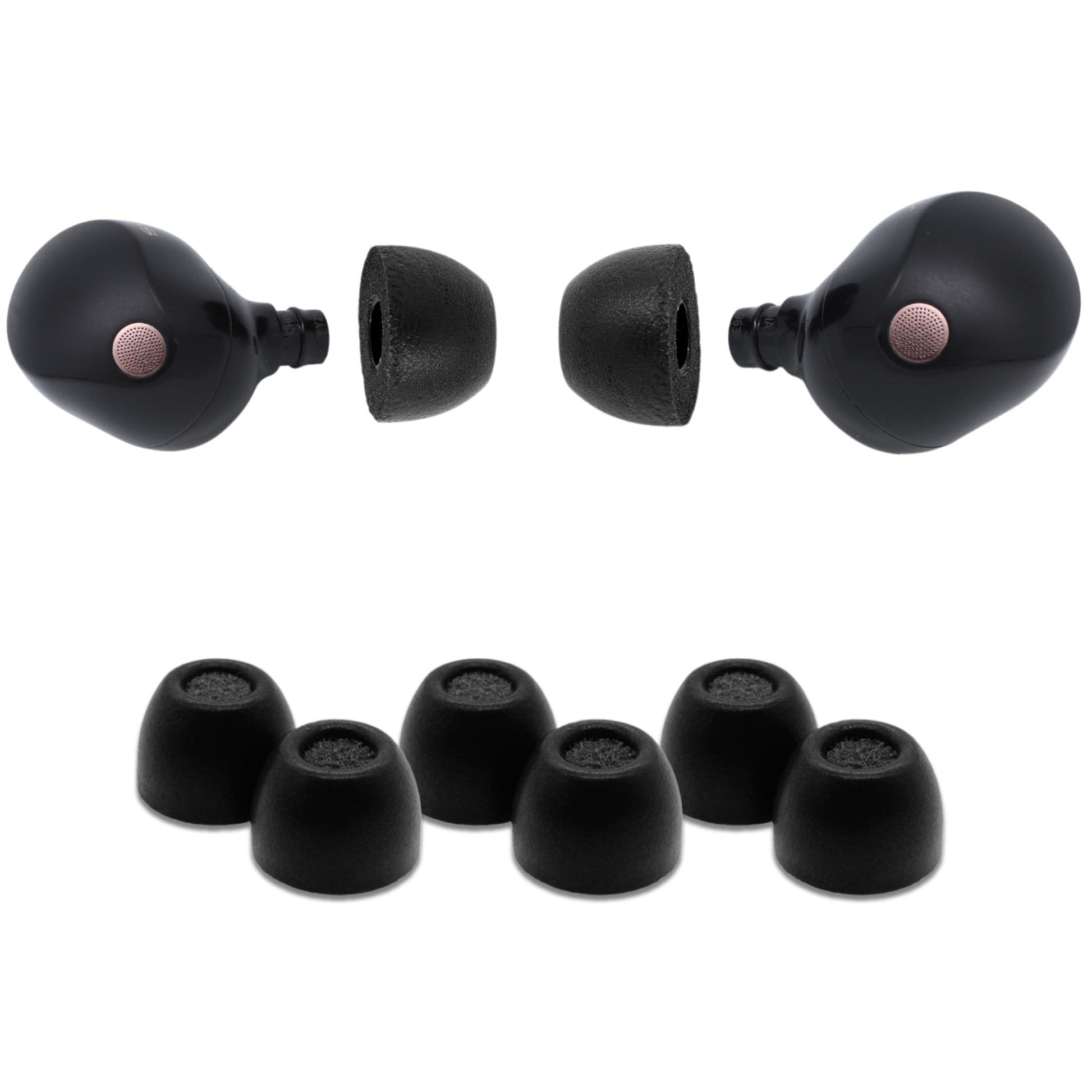 Comply Headphone Ear Tips for Sony True Wireless (Black) [Medium]