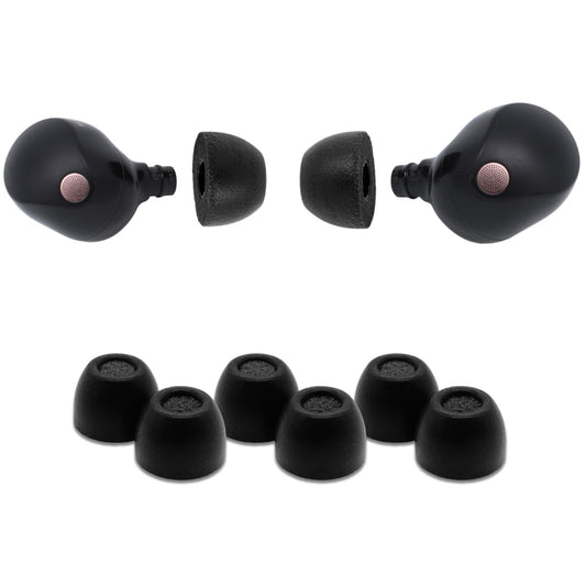 Comply Headphone Ear Tips for Sony True Wireless (Black) [Medium]