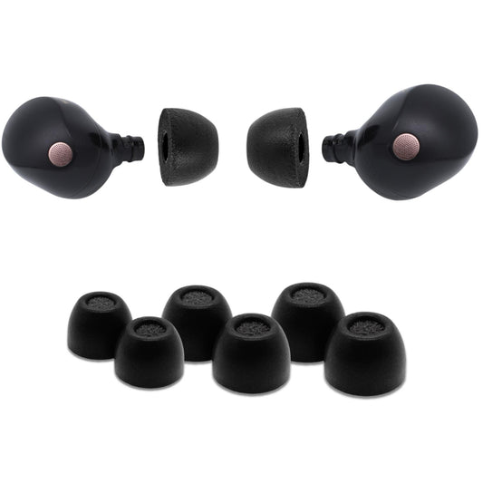 Comply Headphone Ear Tips for Sony True Wireless (Black) [Assorted]