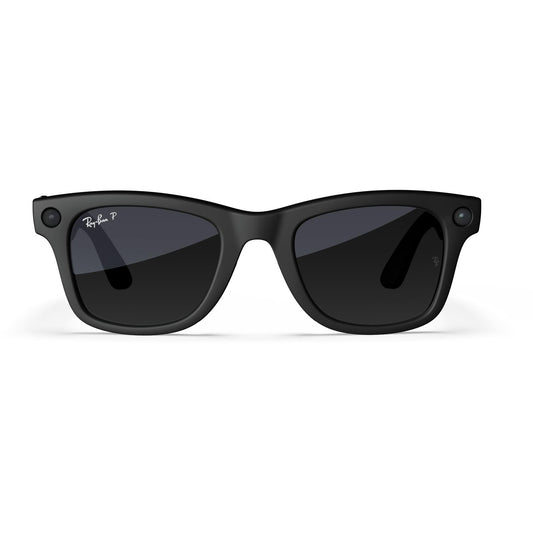 Ray-Ban | Meta Wayfarer Large Gen 1 AI Glasses (Matte Black Gradient Graphite Polarised)