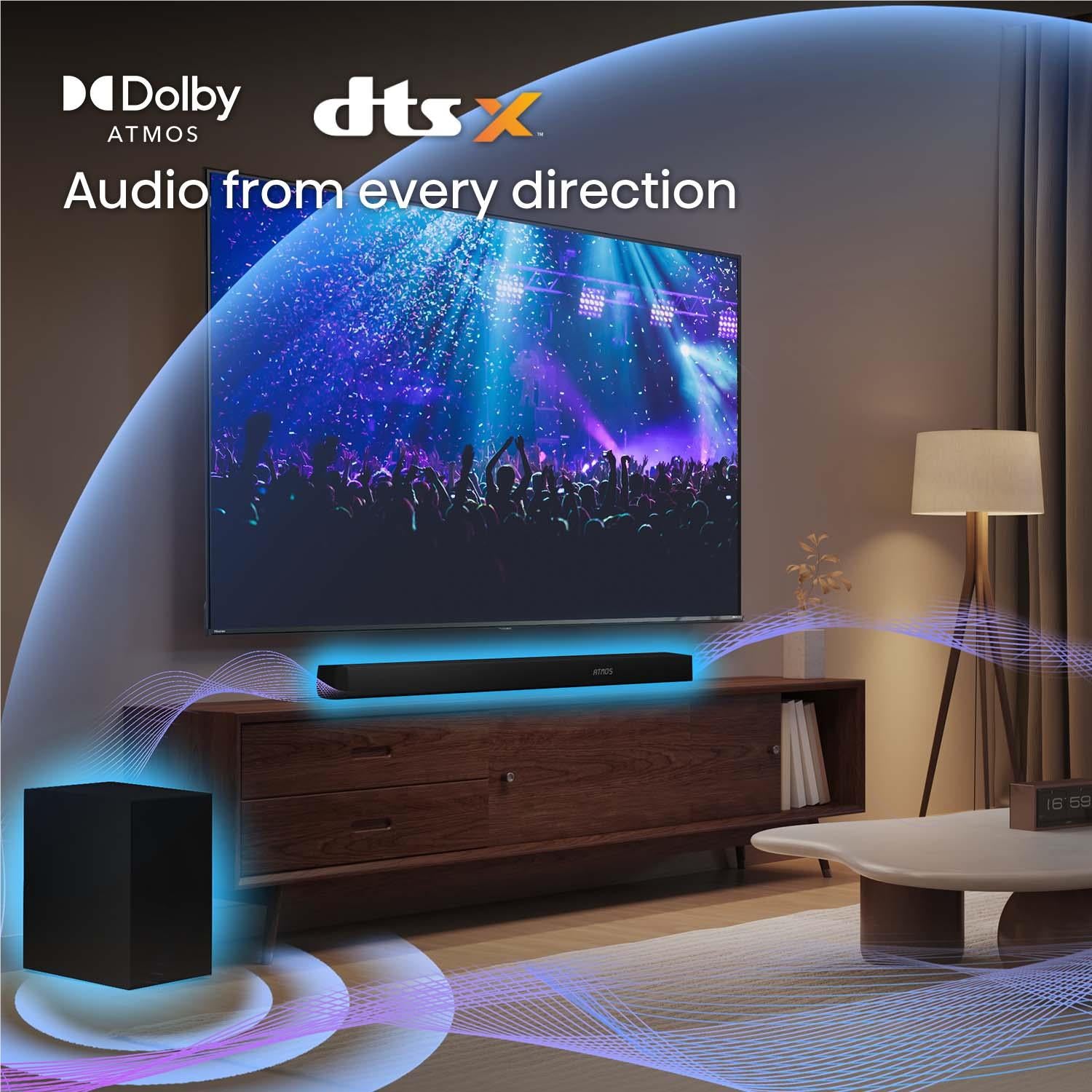 Hisense AX5100Q 580W 5.1 Ch Soundbar with Dolby Atmos