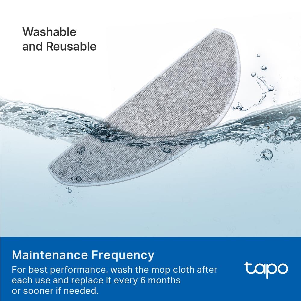 TP-Link Tapo Washable Mop Cloth for RV20/RV30 Max (5 pack)
