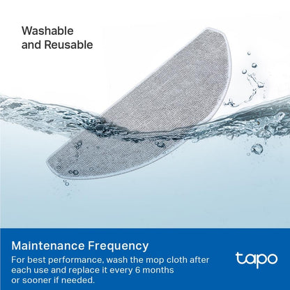 TP-Link Tapo Washable Mop Cloth for RV20/RV30 Max (5 pack)