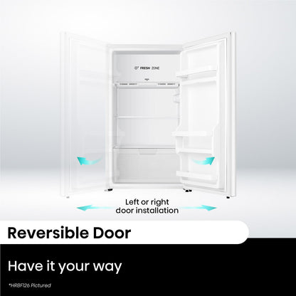 Hisense HRBF126S 124L Bar Fridge (Silver)