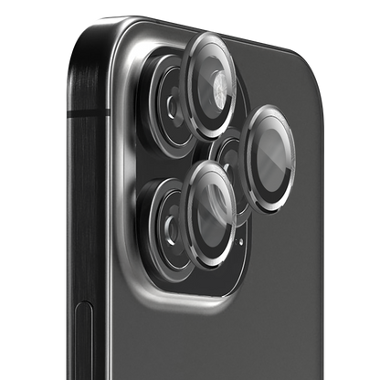 EFM 3-in-1 Case, Screen & Camera Lens Protection Bundle - iPhone 16 Pro - Clear