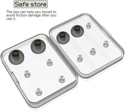 New Bee Silicone Premium Universal Earbud Tips (6 Pairs - S/M/L)