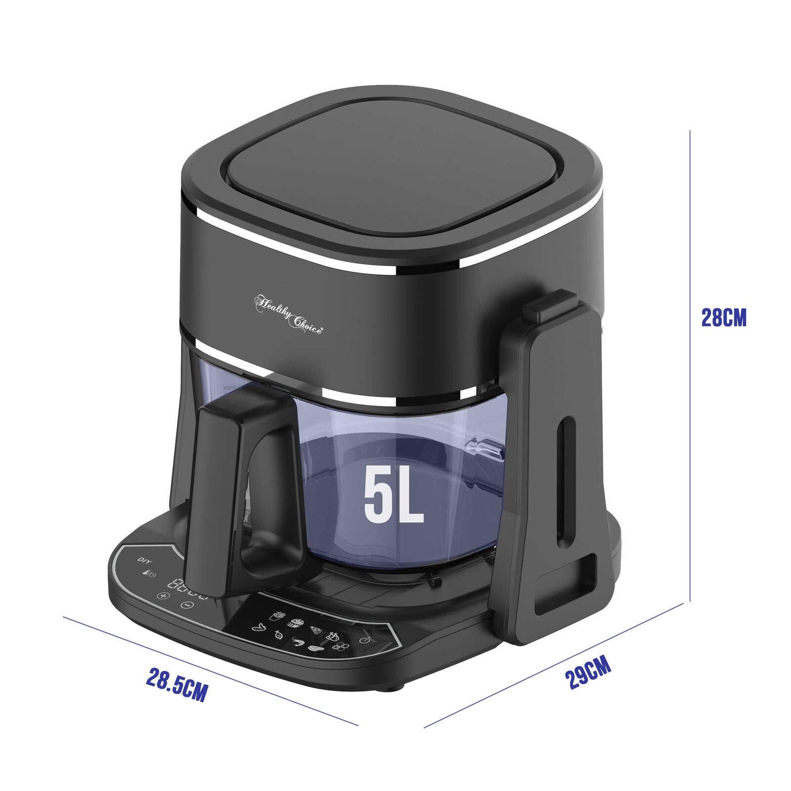 Healthy Choice 2in1 Air Fryer and Grill 5L