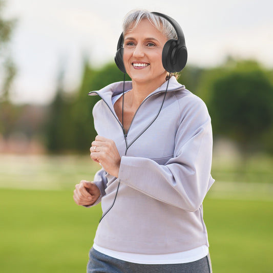 Laser ANC Bluetooth Headphones (Black)