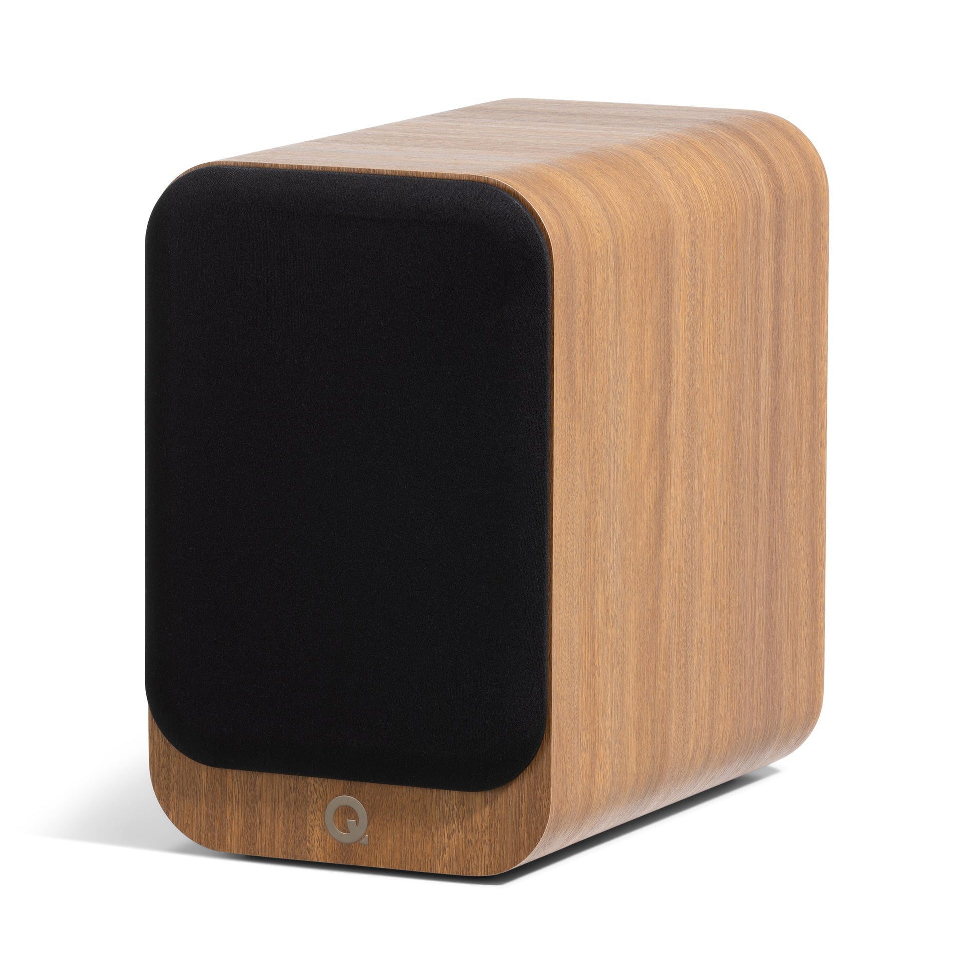 Q Acoustics 3020c Standmount Speakers Pin Oak Pair