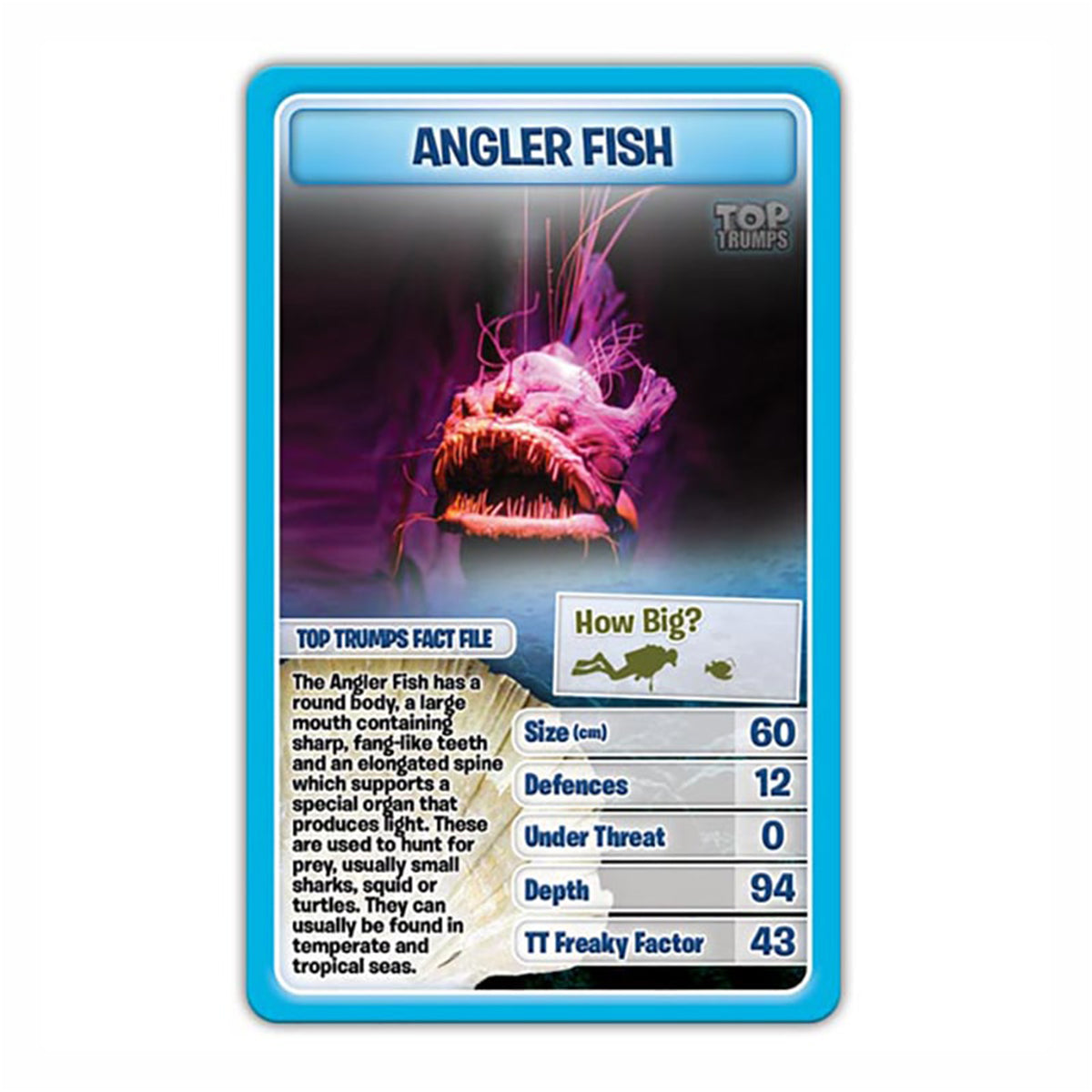 Winning Moves Creatures of the Deep Top Trumps