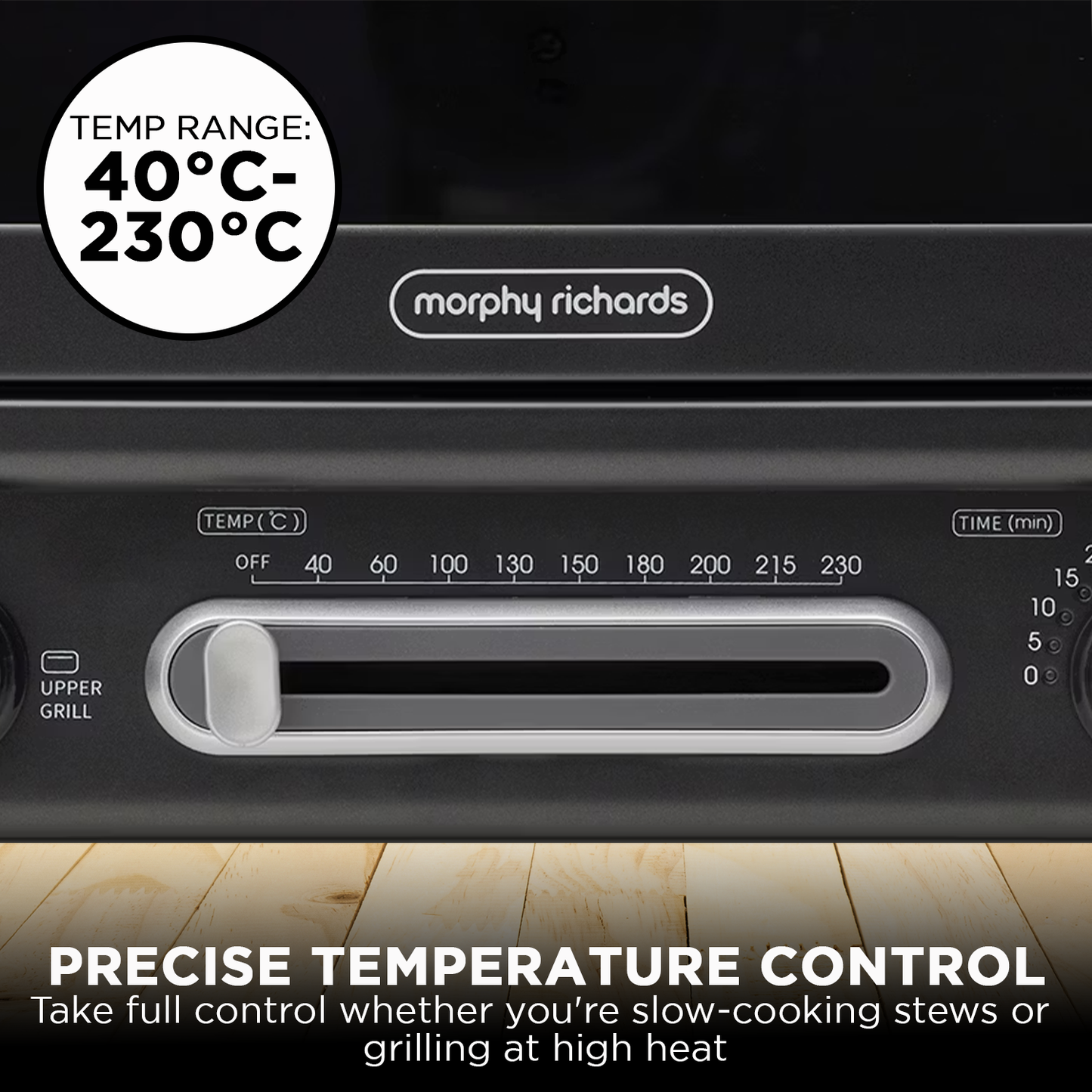 Morphy Richards MRMPO12T Benchtop Oven 2000W 12L Non-Stick with Grill