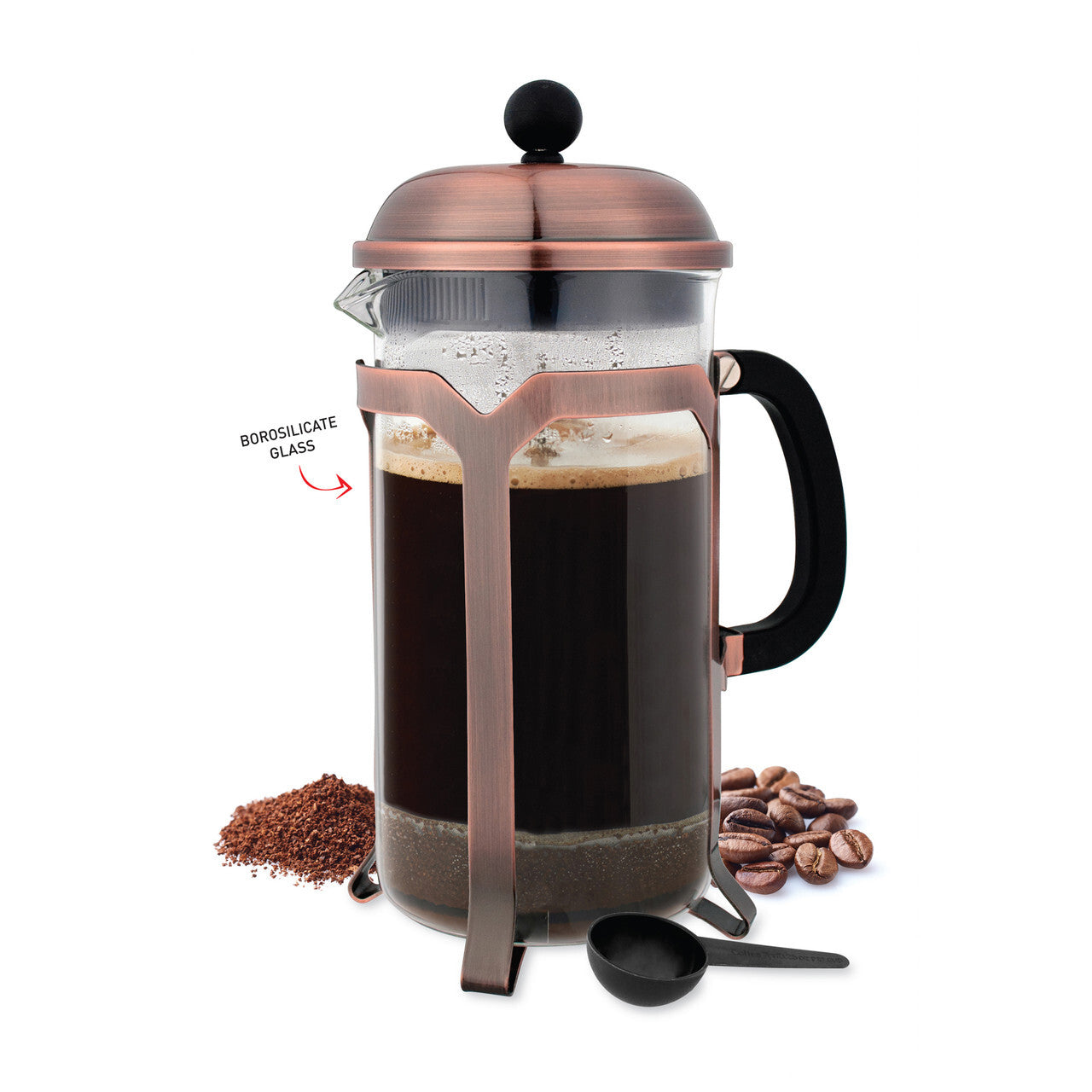 Avanti Domo Copper 6 Cup Coffee Plunger - 800Ml - Multi | Coffee Press | Coffee Plunger
