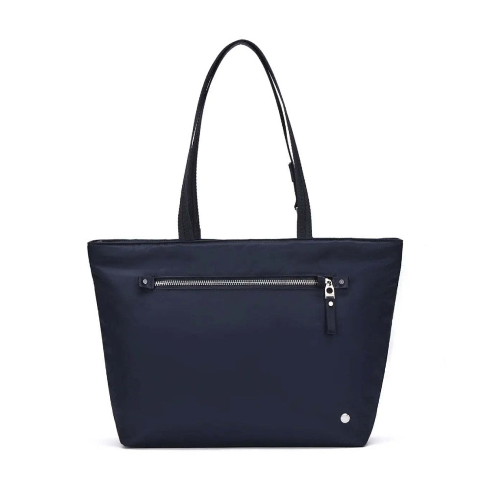 Pacsafe W Anti-Theft RFID Blocking Carryall 13" Laptop Tote Bag Navy