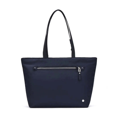 Pacsafe W Anti-Theft RFID Blocking Carryall 13" Laptop Tote Bag Navy