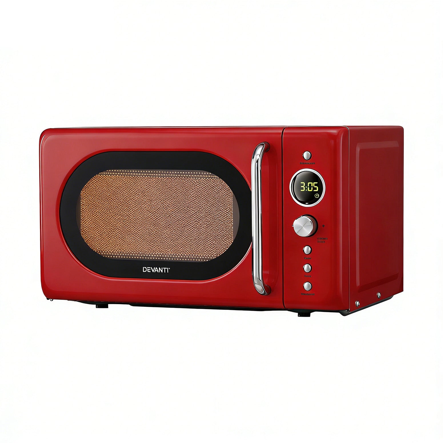 Devanti 20L Microwave Oven 700W Red