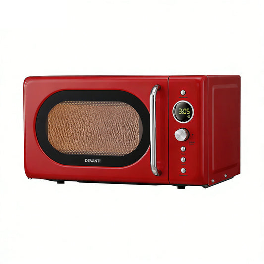 Devanti 20L Microwave Oven 700W Red