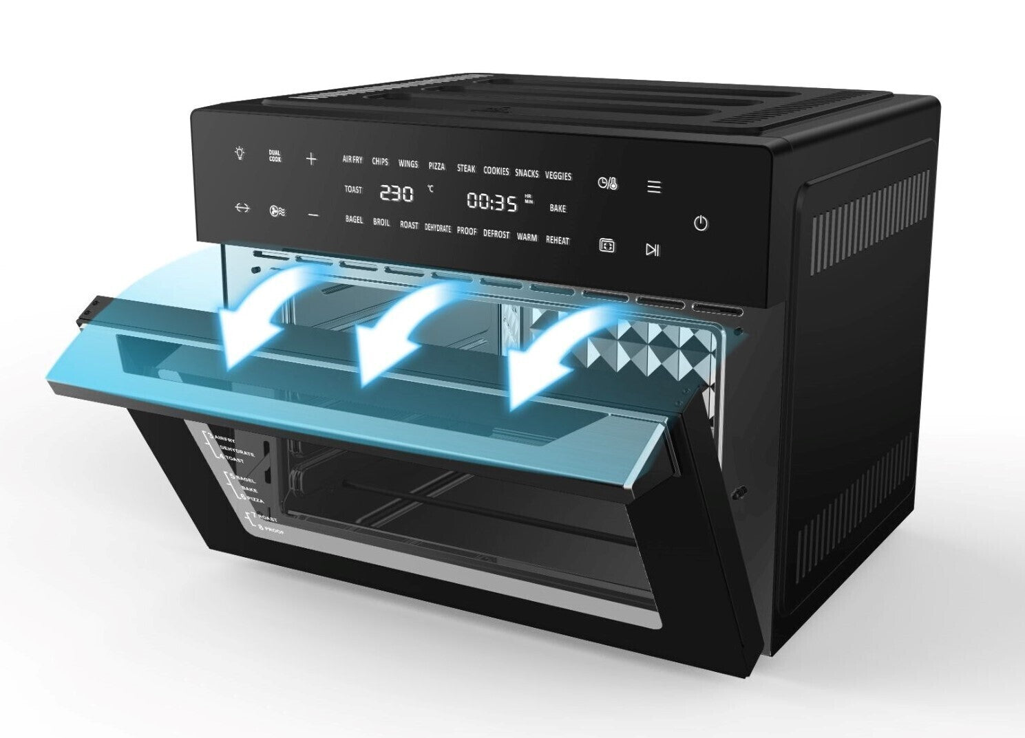 Healthy Choice 30L Digital Multi-Function Air Fryer Oven 1800W