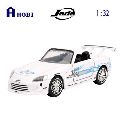 Jada 1:32 Scale Fast & Furious 2001 Honda S2000 White Diecast Vehicle Model