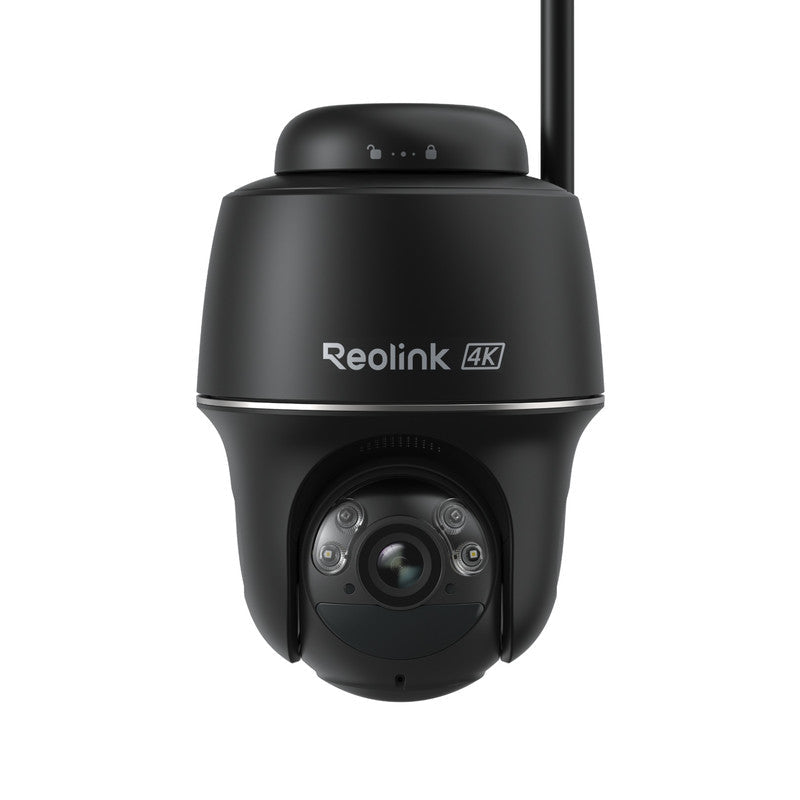 Reolink Argus PT Ultra 4K Pan Tilt Wireless Automatic Tracking Battery Security Camera Black