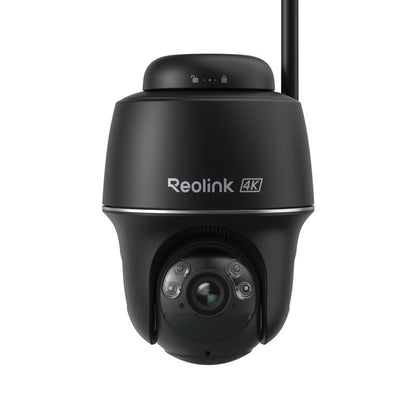 Reolink Argus PT Ultra 4K Pan Tilt Wireless Automatic Tracking Battery Security Camera Black