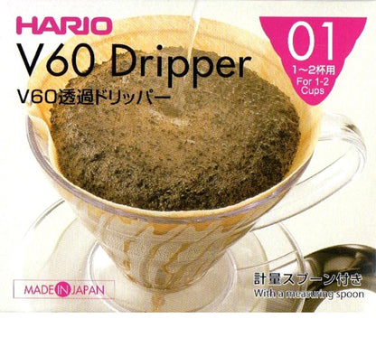 Hario V60 - 01 Coffee Dripper  Plastic