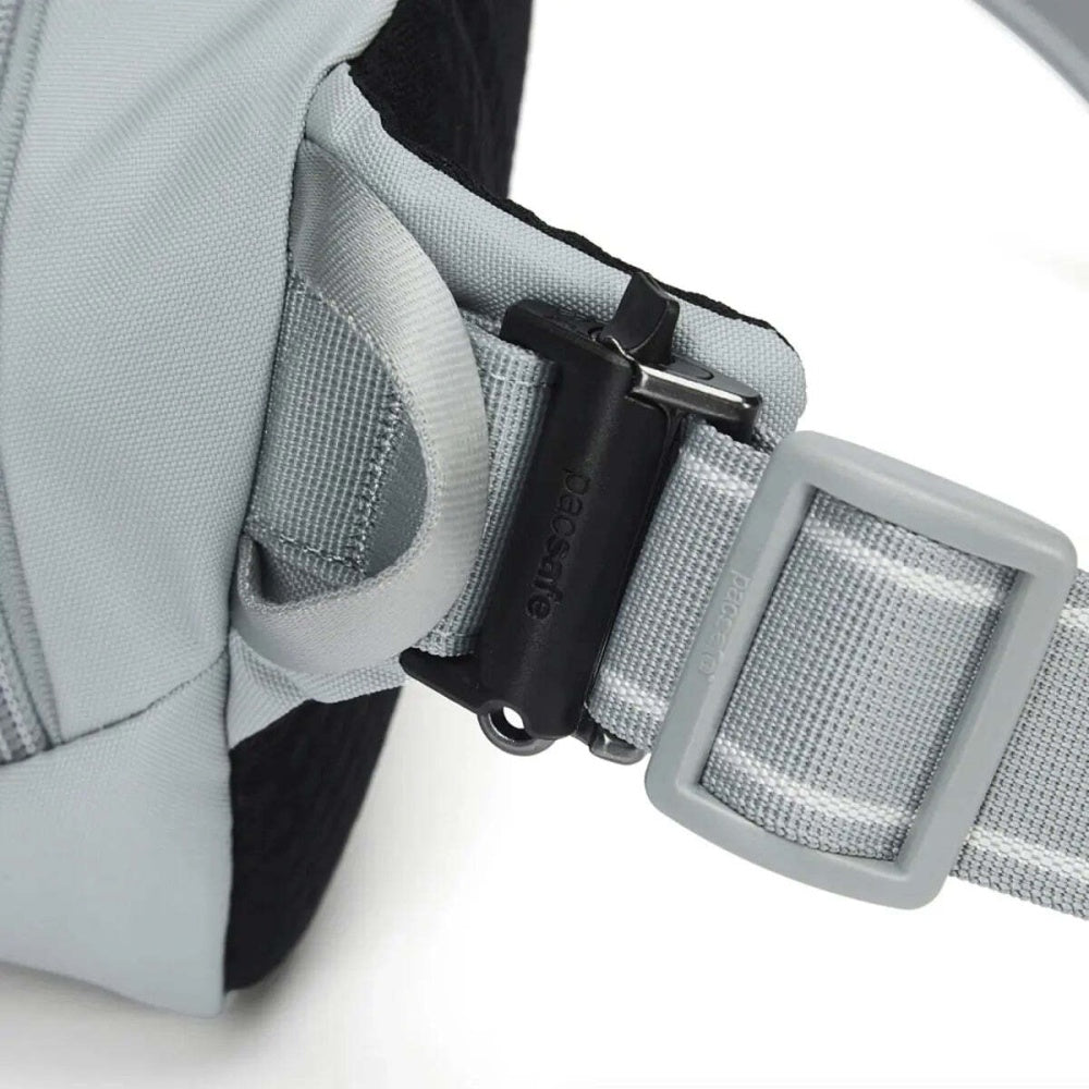 Pacsafe V Anti-Theft RFID Slashguard Secure Travel Hip Pack Digital Grey