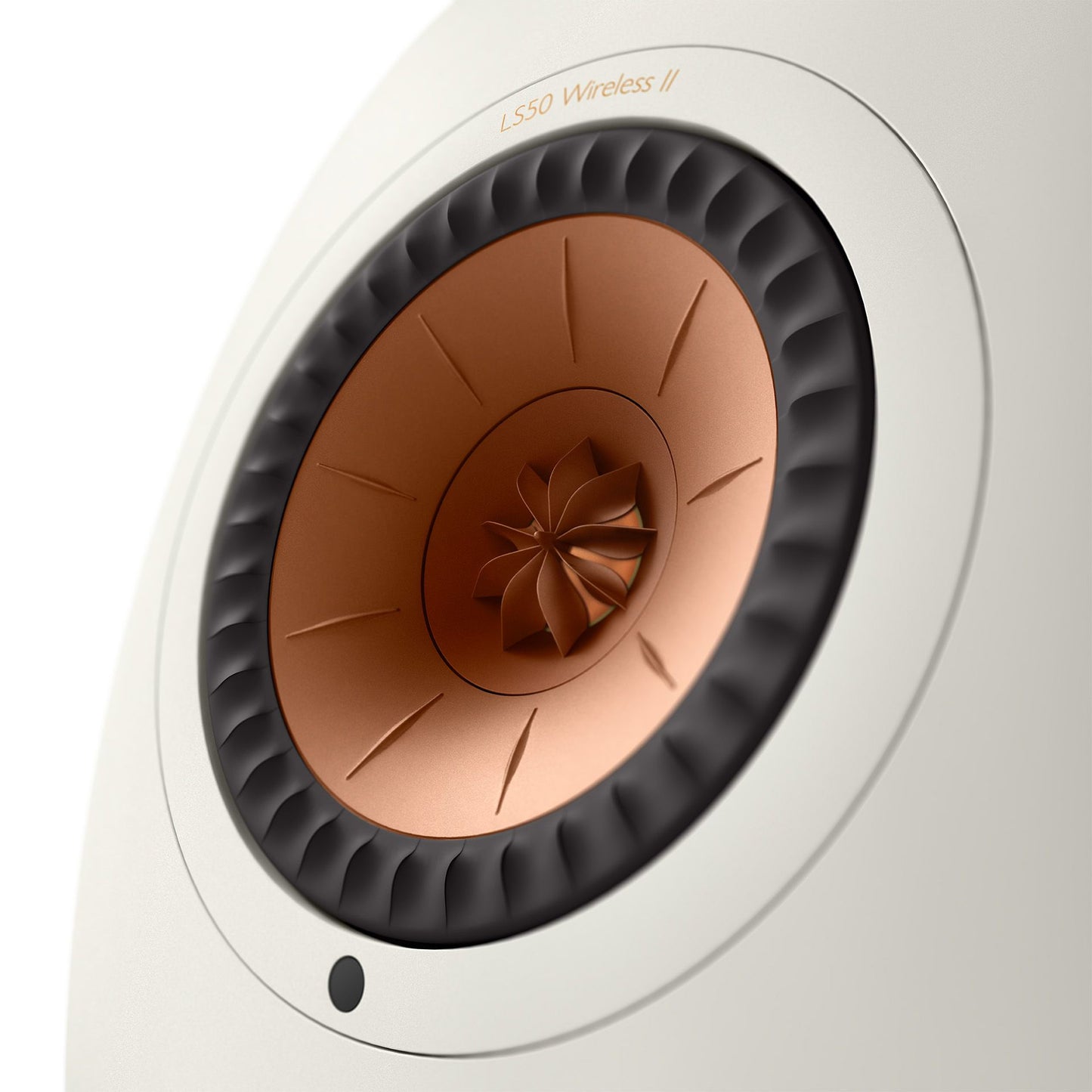 KEF LS50 II Wireless HiFi Speakers Pair (Mineral White)