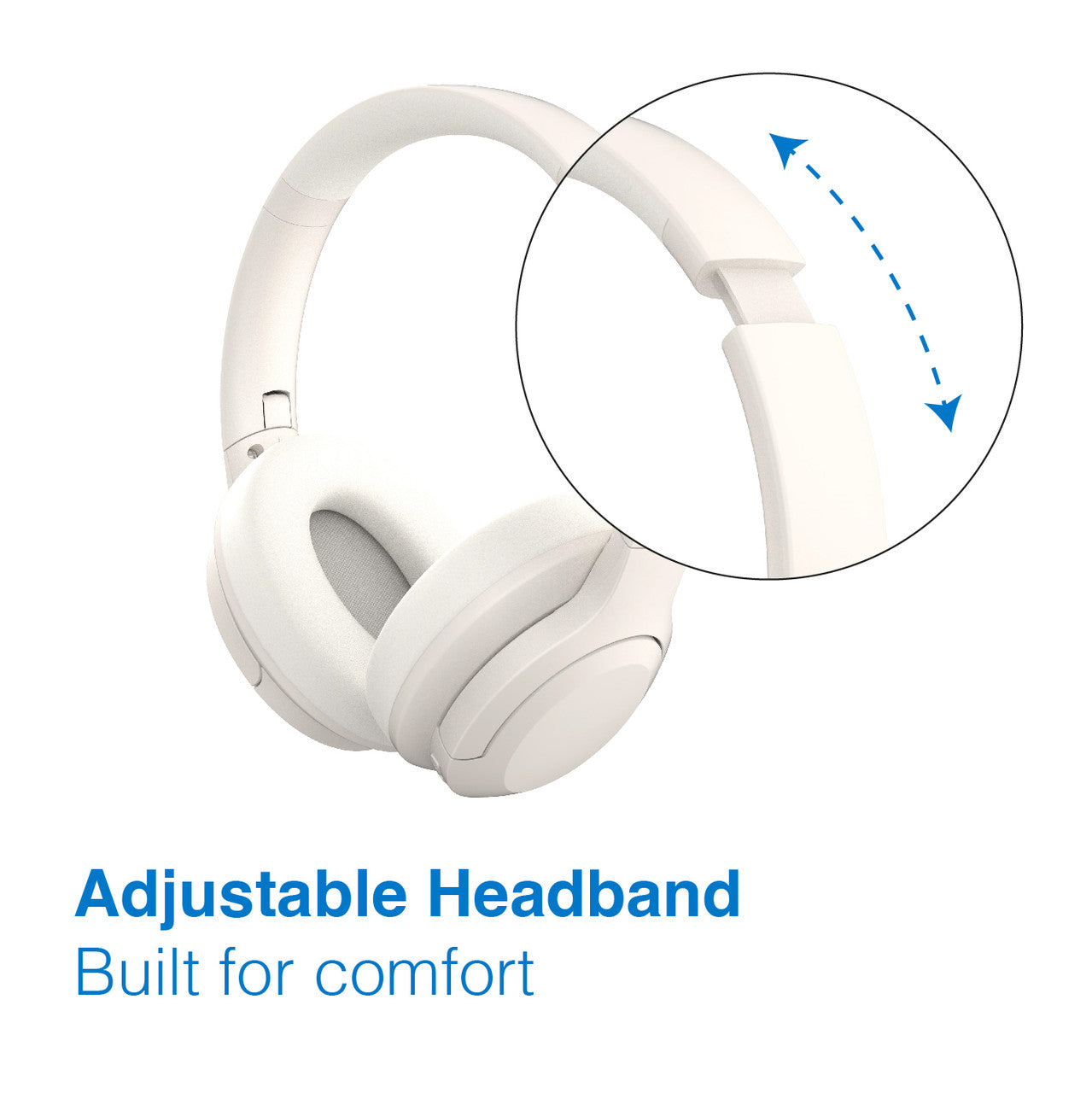 Laser ANC Bluetooth Headphones (White)
