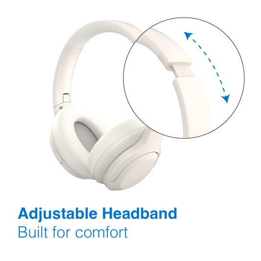 Laser ANC Bluetooth Headphones (White)