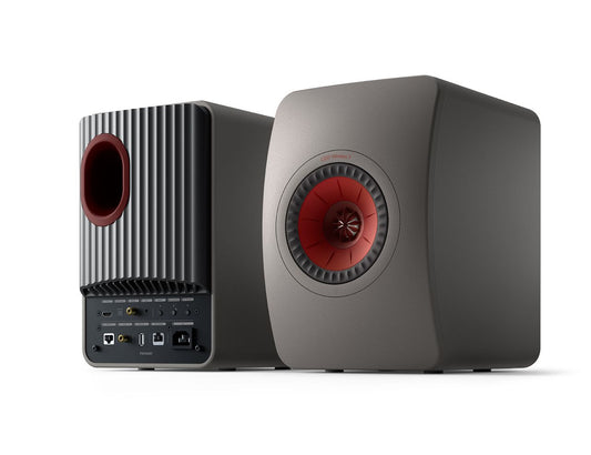 KEF LS50 II Wireless HiFi Speakers Pair (Titanium Grey)