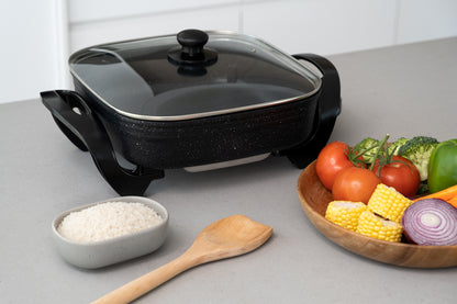 Healthy Choice 7.2L Capacity Non-Stick Stone Electric Fry Pan