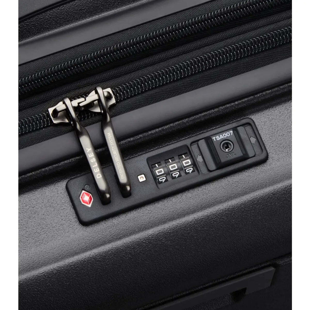 Delsey Turenne 2.0 - 55 cm 4-Wheel Carry-on Laptop Suitcase - Black