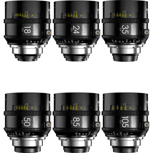 DZOFilm Vespid Prime 2 T1.9 Prime 6-Lens Kit (ARRI PL, Feet)