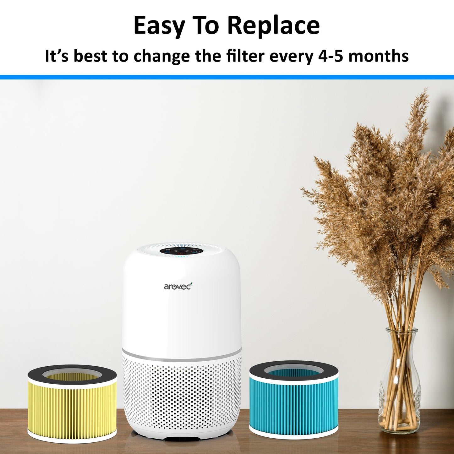 AROVEC Air Purifier Bacterial Replacement Filter for AV-P300, Genuine (1 Pack)