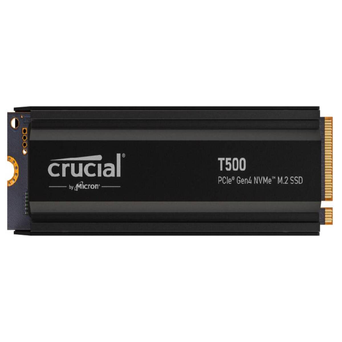 Crucial T500 4TB PCIe Gen4 NVMe M.2 SSD with Heatsink